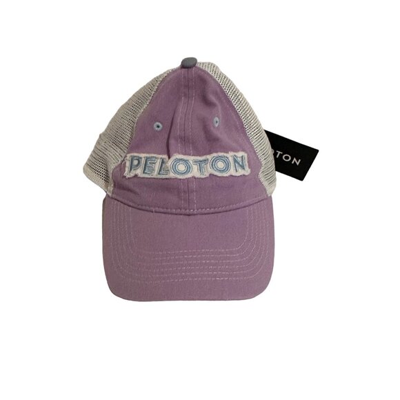 Pelton Accessories - PELOTON Purple Logo Stitched Baseball Hat Cap NEW